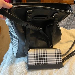 Large thirty one tote with matching wallet